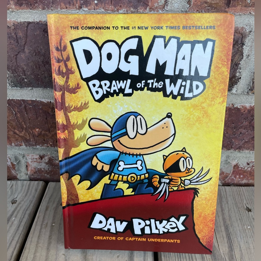 Dog Man Brawl Of The Wild Hardcover Kid’s Book Dav Pilkey